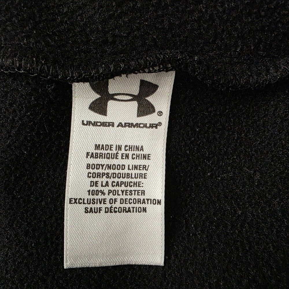 Under Armour Black Hooded Sweatshirt Small - Picture 8 of 9